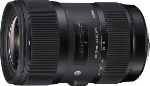 最佳广角镜头：Sigma 18-35mm f 1.8 Art DC HSM 变焦镜头，适用于佳能 EF 卡口