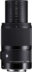 最佳微距镜头：Sigma 70mm f 2.8 Art DG Prime 镜头适用于佳能 EF 卡口