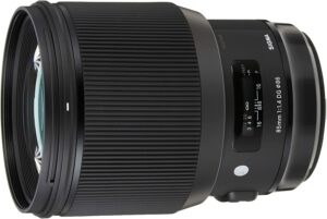 最佳长焦镜头：适马 85mm f 1.4 SLD Art EF HSM Prime 镜头适用于佳能 EF 卡口